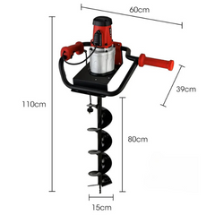 1500W Electric Post Hole Digger