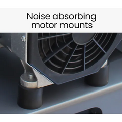 150L 4.5HP Ultra-Silent Oil-Free Electric Air Compressor with Quad Motor & Twin Nitto Outlets - 15A Plug