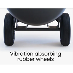 150L 4.5HP Ultra-Silent Oil-Free Electric Air Compressor with Quad Motor & Twin Nitto Outlets - 15A Plug