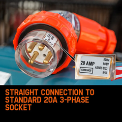 150L 7.5kW 115PSI Industrial Electric Air Compressor - 20A 415V 3-Phase