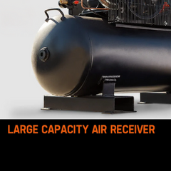 150L 7.5kW 115PSI Industrial Electric Air Compressor - 20A 415V 3-Phase