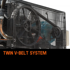 150L 7.5kW 115PSI Industrial Electric Air Compressor - 20A 415V 3-Phase