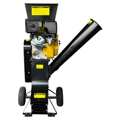 15HP 601C Wood Chipper with Key Start - Yellow / Black-Off Grid Living Supplies Australia