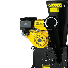 15HP 601C Wood Chipper with Key Start - Yellow / Black-Off Grid Living Supplies Australia
