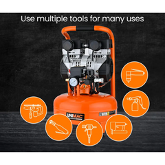 15L Pancake 116PSI Silent Oil-Free Portable Electric Air Compressor