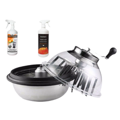 16 Inch / 19 Inch Clear Stainless Plant Bud Manual Trimmer with Resin Clean 1L - Professor's Nutrients-Off Grid Living Supplies