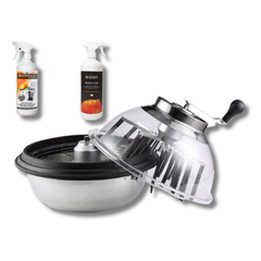 16 Inch / 19 Inch Clear Stainless Plant Bud Manual Trimmer with Resin Clean 1L - Professor's Nutrients-Off Grid Living Supplies