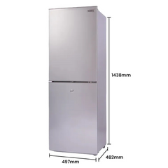 160L Upright Portable Fridge & Freezer 12V / 24V for Caravans / RV's / Motorhomes / Camping - Silver