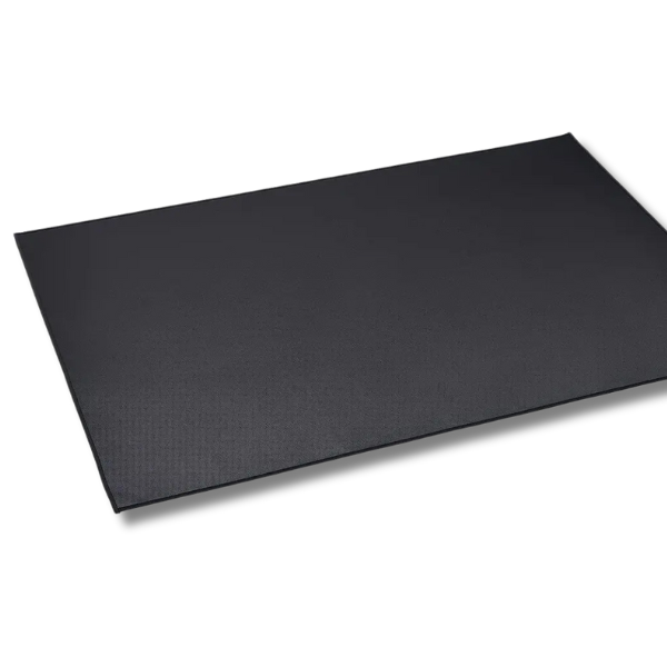 165 x 99cm Fireproof Floor Protecting Grill Mat - Black-Off Grid Living Supplies Australia
