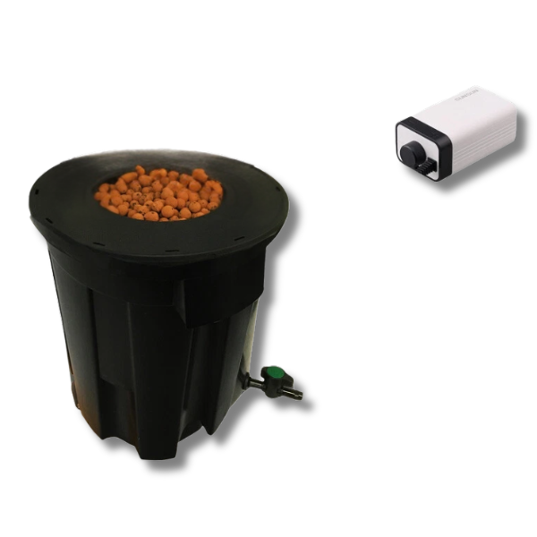 16L Aeroponic / DWC Single Grow System with Air Pump-Off Grid Living Supplies