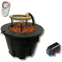 16L Watering System with 8" Net Pot, Pump and Timer Auto Feeding-Off Grid Living Supplies