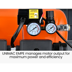 16L Twin Tank 116PSI Silent Oil-Free Portable Electric Air Compressor