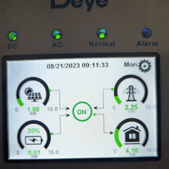 16kW Deye Hybrid Inverter with 15.24kWh Lithium LiFePO4 Battery-Off Grid Living Supplies Australia
