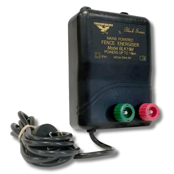 16km Mains Powered Electric Fence Energiser - Thunderbird-Off Grid Living Supplies Australia