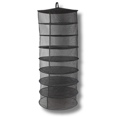 170 cm 8-Tier Hanging Herb Dry Net Mesh Detachable Bud Dryer-Off Grid Living Supplies