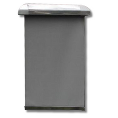 1750 x 572mm Security Door Blind - Right Hand Hinge-Off Grid Living Supplies Australia