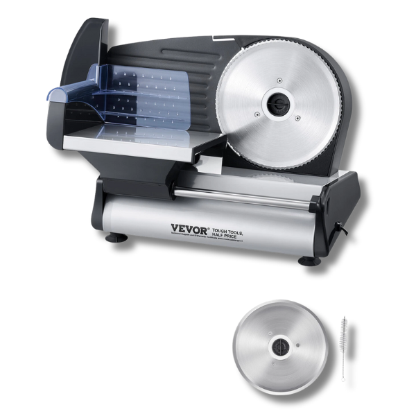 180W Electric Meat Slicer with 190mm Blade-Off Grid Living Supplies Australia