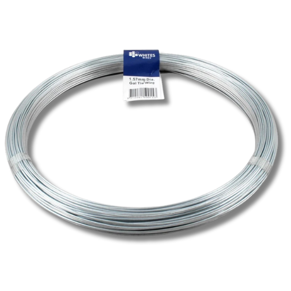 180m Soft Galvanised Fence Wire for Farm Fencing-Off Grid Living Supplies Australia