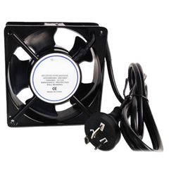 180mm Clip Fan with 90 Degree Oscillation for Grow Tent Intake-Off Grid Living Supplies