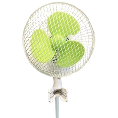 180mm Clip Fan with 90 Degree Oscillation for Grow Tent Intake-Off Grid Living Supplies