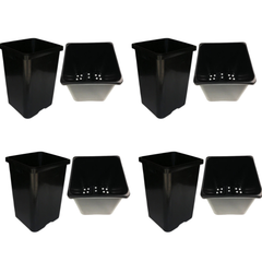 18L + 24L Square Hydroponic Bucket System 290mm Watering Setup-Off Grid Living Supplies