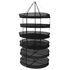 19 Inch Clear Stainless Plant Bud Manual Trimmer and 90 cm 6-Tier Dry Net-Off Grid Living Supplies