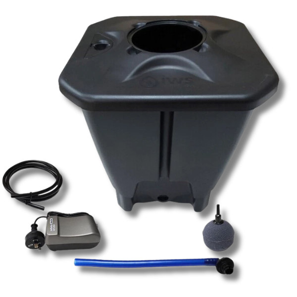 19L DWC Bubble Bucket System with Clay Pebbles-Off Grid Living Supplies