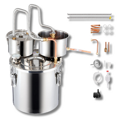 19L Wine Distiller with Thumper Keg & 8W Water Pump-Off Grid Living Supplies Australia