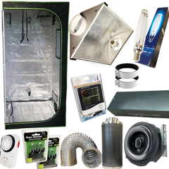 1.2m Grow Tent 1000W HPS MH Grow Light Digital Ballast 6 Inch Duct Fan Ventilation-Off Grid Living Supplies