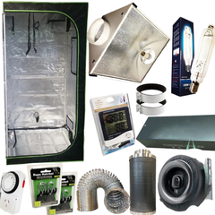 1.2m Grow Tent 1000W HPS MH Grow Light Digital Ballast 6 Inch Duct Fan Ventilation-Off Grid Living Supplies