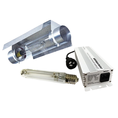 1.2m Grow Tent 600W HPS Digital Cool Tube Lighting Silencer Combo-Off Grid Living Supplies