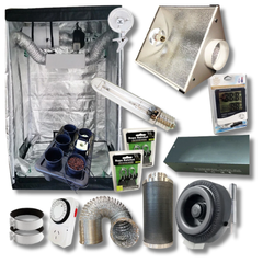 1.2m Grow Tent 600W HPS Grow Light 6 Pot Dripping System Combo-Off Grid Living Supplies