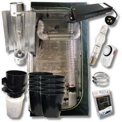 1.2m Grow Tent with 600W MH Grow Light and 6" Ventilation plus 150mm Pot Combo-Off Grid Living Supplies