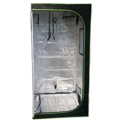 1.2x1.2x2m Grow Tent with 3x3ft LED 39W Light and Centrifugal Vent Kit-Off Grid Living Supplies
