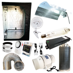 1.4m Grow Tent with 1000W HPS MH Light, 6 Inch Cool Vent and Ventilation Combo-Off Grid Living Supplies