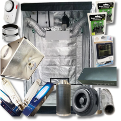 1.4m Grow Tent with 1000W HPS/MH Digital Ballast and 6 Inch Cool Vent Ventilation Combo-Off Grid Living Supplies