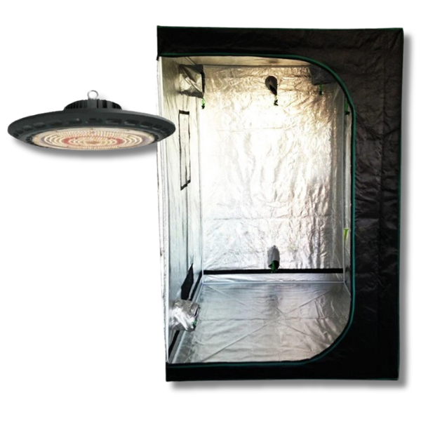 1.4x1.4x2m Grow Tent with 500W Full Spectrum Samsung LED Grow Light Kit-Off Grid Living Supplies