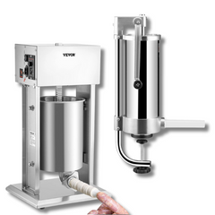1.5L / 3L / 5L / 7L / 10L / 15L Sausage Stuffer - Stainless Steel-Off Grid Living Supplies Australia