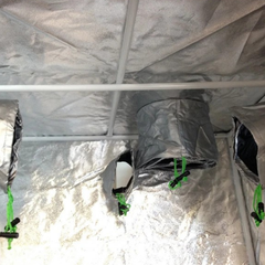 1.5x1.5x2.4m Mylar Grow Tent for Hydroponic Dark Rooms-Off Grid Living Supplies