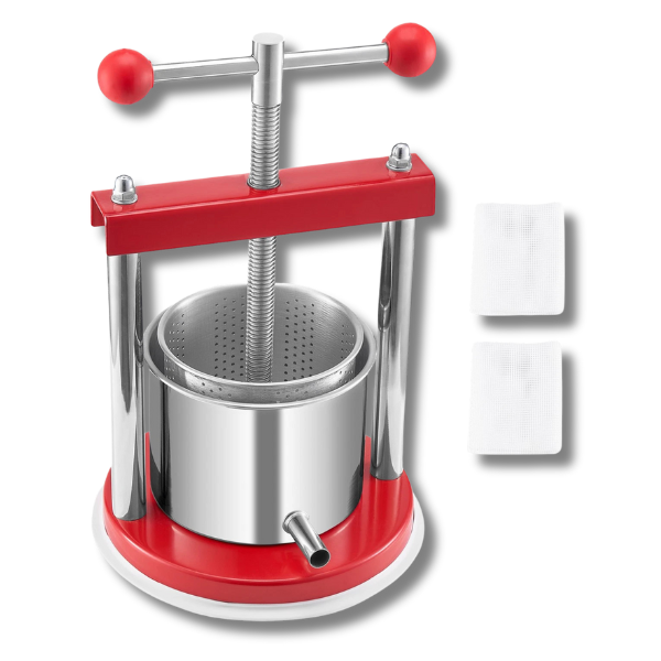 1.65L Manual Fruit & Wine Press - Stainless Steel-Off Grid Living Supplies Australia