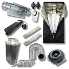 1m Grow Tent 600W HPS MH Grow Light Digital Cool Tube Lighting Combo-Off Grid Living Supplies