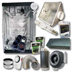 1m Grow Tent 600W MH Grow Light 6 Pot Dripping System Ventilation-Off Grid Living Supplies