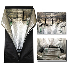 1m Grow Tent with Seeding Tray, Dual Spectrum CFL Reflector and Heat Mat-Off Grid Living Supplies