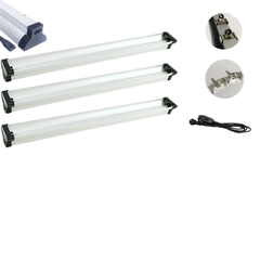 1x1x2m Grow Tent with 3x 3ft LED Bars 108W and 6 Inch Ventilation Kit-Off Grid Living Supplies