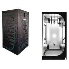 1x1x2m Grow Tent with T5 Six Tube Propagation Light and LED Combo-Off Grid Living Supplies