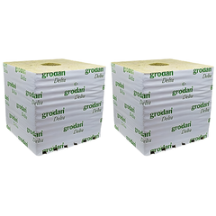 2 / 4 / 6 / 8 Pack Rockwool Grow Blocks 150x150mm with Hole - Grodan-Off Grid Living Supplies