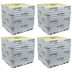 2 / 4 / 6 / 8 Pack Rockwool Grow Blocks 150x150mm with Hole - Grodan-Off Grid Living Supplies