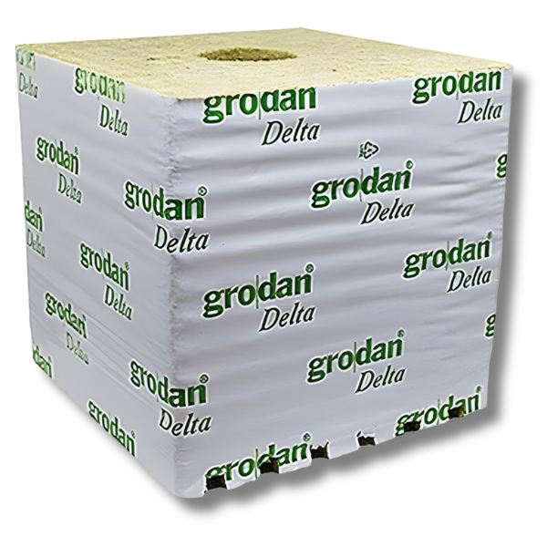 2 / 4 / 6 / 8 Pack Rockwool Grow Blocks 150x150mm with Hole - Grodan-Off Grid Living Supplies