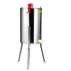 2 / 4 Frame Manual Honey Extractor - Stainless Steel-Off Grid Living Supplies Australia