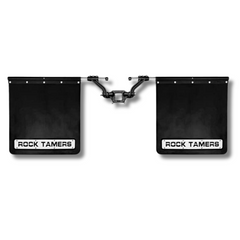 2 Inch Hub Mudflap System Stainless Steel Trim Plates Black-Off Grid Living Supplies Australia